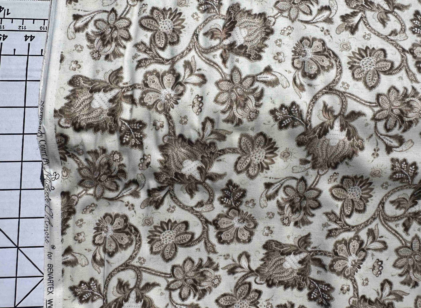 Tan flower print