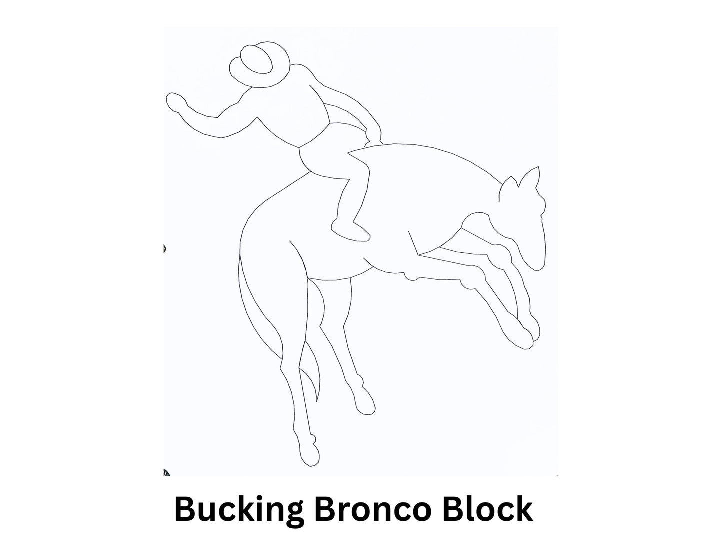 Bucking Bronco block