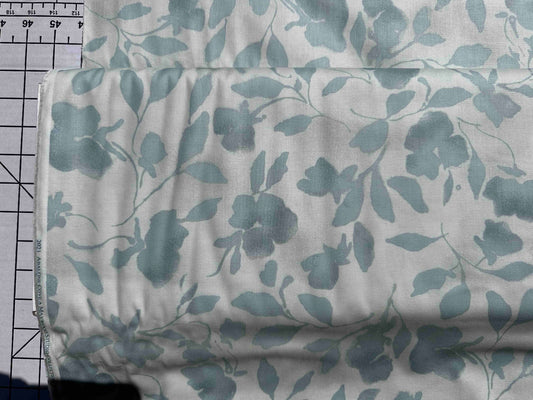 Light blue flower print