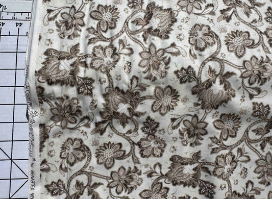 Tan flower print